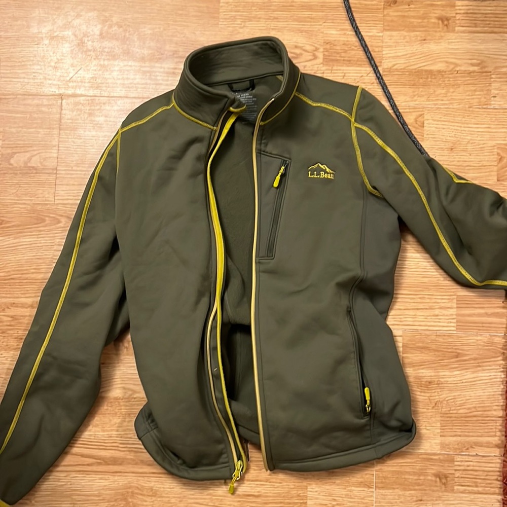 LL Bean Polarfleece zip up jacket